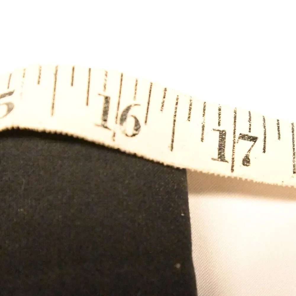 Talbots Womens 12p Petite 33x26 Black Hampshire High Rise Ankle‎ Pants